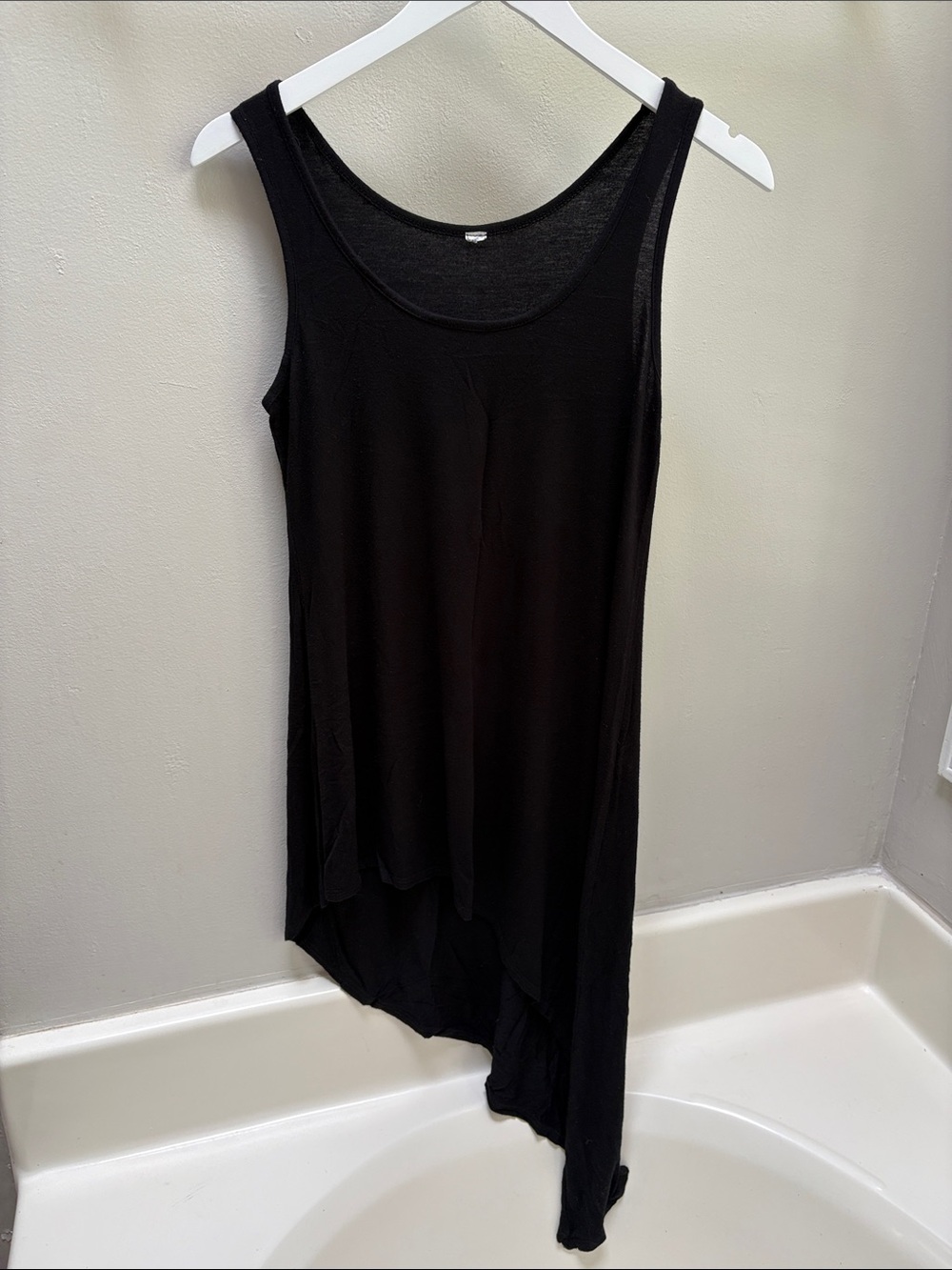 Black Asymmetric dress for Women